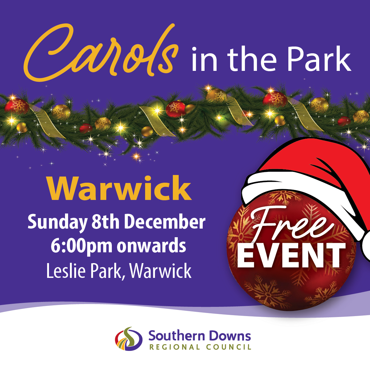 Warwick Carols in the Park 2024